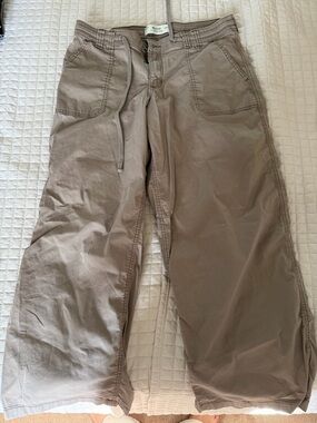 Hollister Men's Taupe Drawstring Jogger Pants